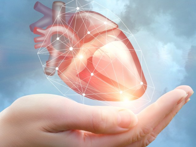 Cuore 3d in una mano