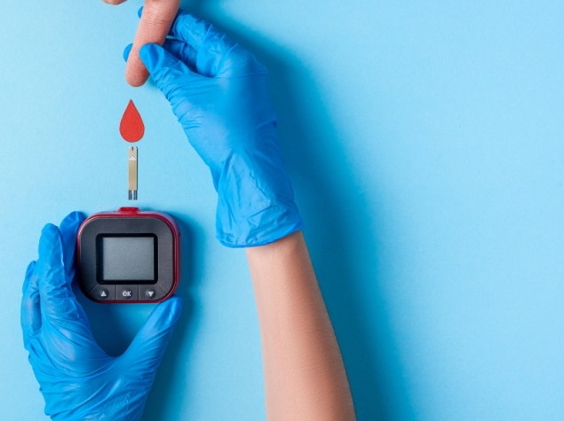 Misurazione glicemia nel sangue