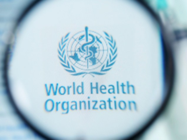 stemma dell'organizzazione mondiale della sanità in onglese, con la scritta "world health organization"
