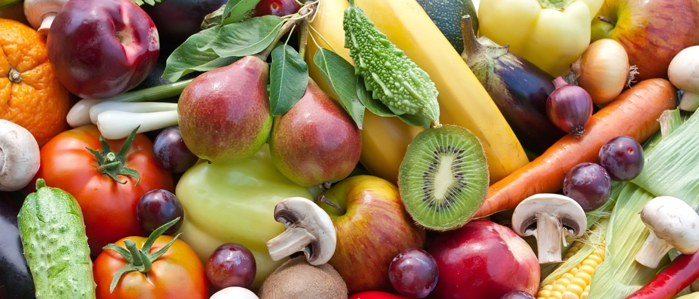 assortimento di frutta e verdura