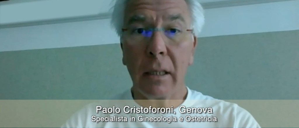 primo piano del Dott. Paolo Cristoforoni in webcam