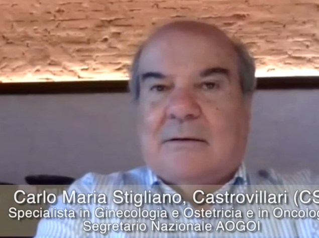 primo piano del Dott. Carlo Maria Stigliano in webcam