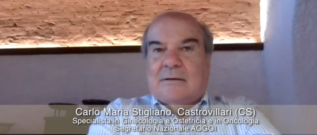 primo piano del Dott. Carlo Maria Stigliano in webcam