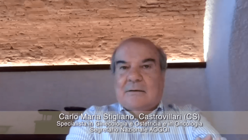 primo piano del Dott. Carlo Maria Stigliano in webcam