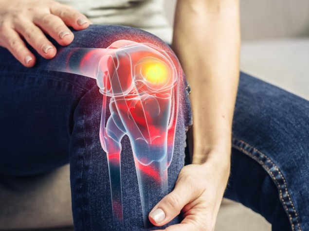 ginocchio infiammato