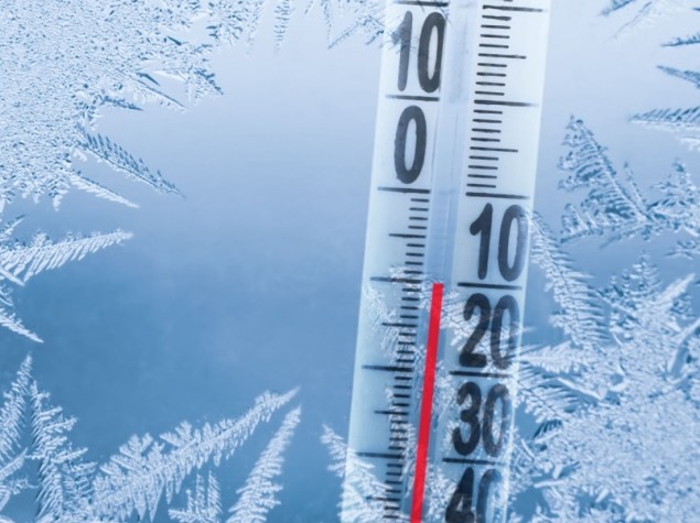 termometro indica temperature molto basse