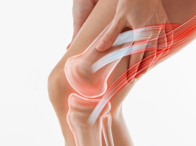 Ginocchio di profilo