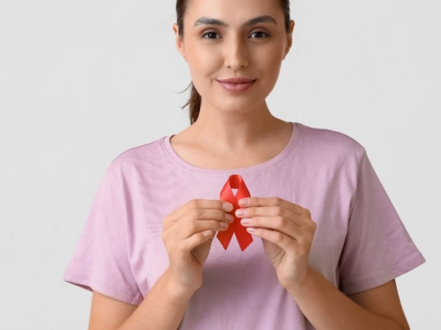 Donna con HIV