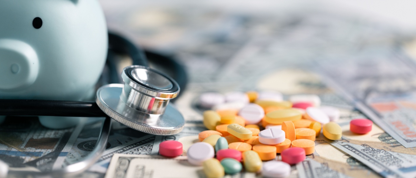 soldi con sopra antibiotici