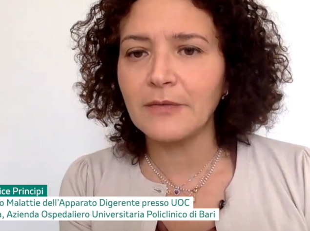 primo piano della Prof.ssa Mariabeatrice Principi