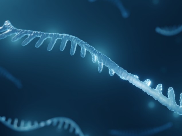 Micro RNA (miRNA) illustrazione 3d