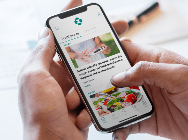 App MSD Salute mock up