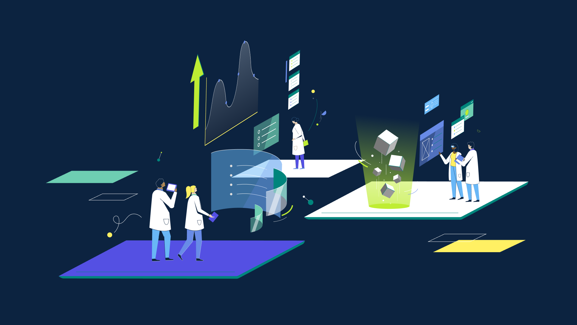 Medico che tocca con il dito icona luminosa 