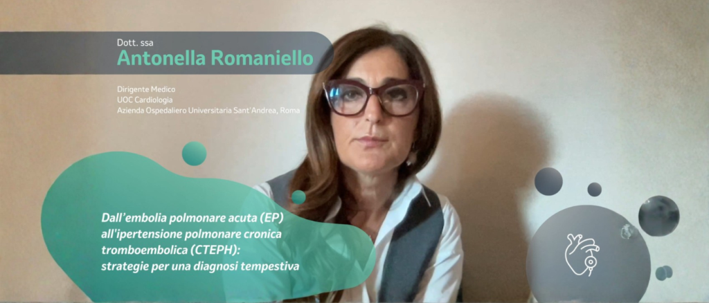 Primo piano della dottoressa Romaniello