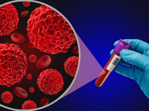 Provetta del sangue per biopsia liquida