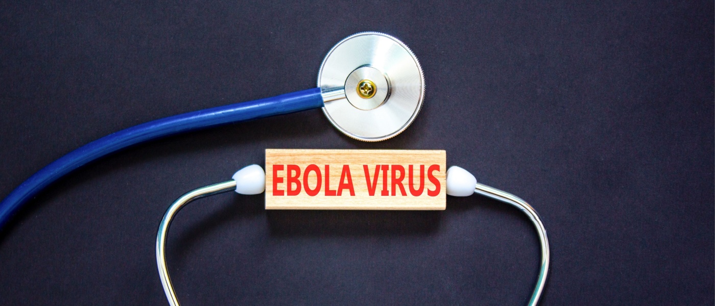 parola virus Ebola su un blocco di legno