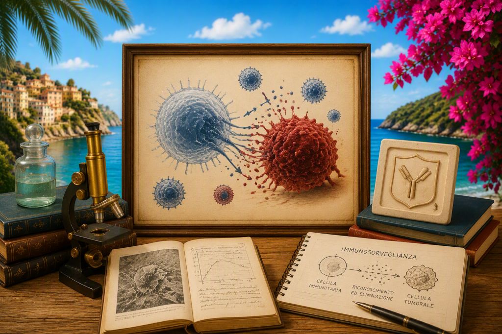 Foto creativa di un trattamento immunologico